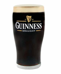 Dricka Guinness på Guinness Storehouse