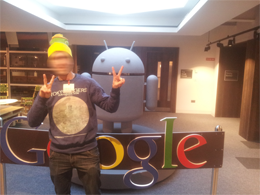 Här är jag på besök hos Google i Dublin